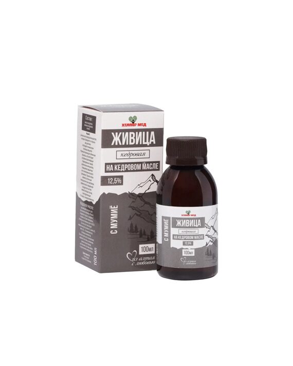 Живица кедровая на кедровом масле с мумиё 12,5%