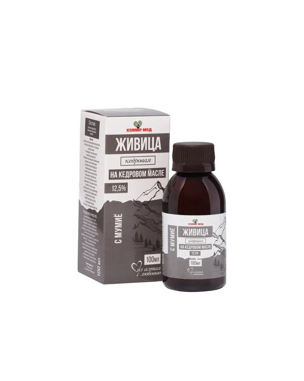 Живица кедровая на кедровом масле с мумиё 12,5%