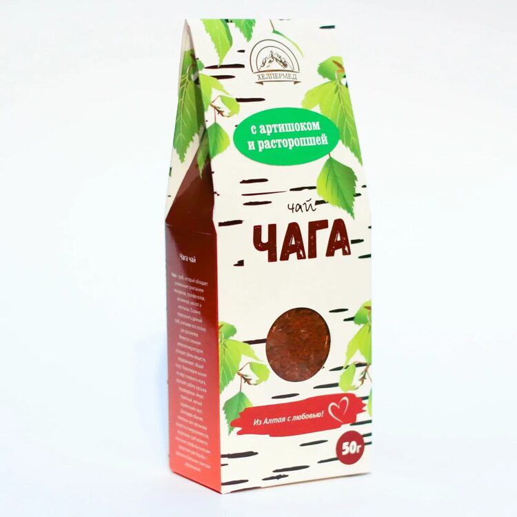 Берёзовая чага c артишоком и расторопшей