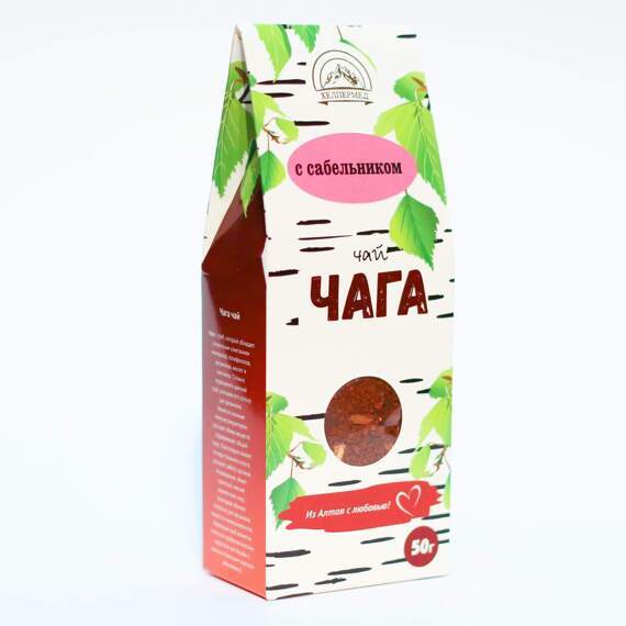Берёзовая чага c сабельником