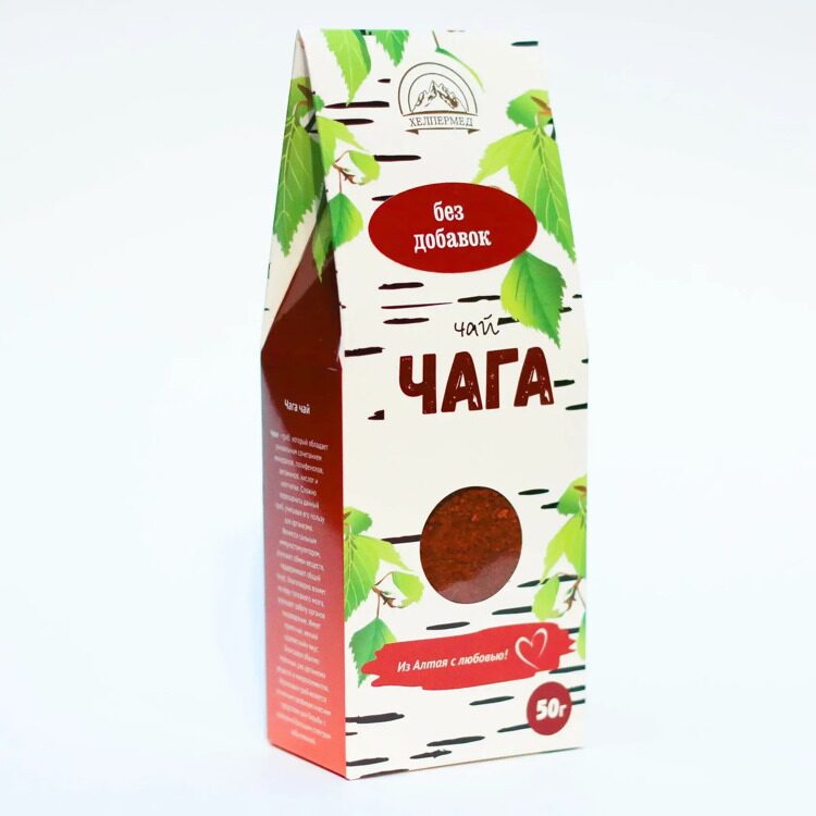 Берёзовая чага без добавок